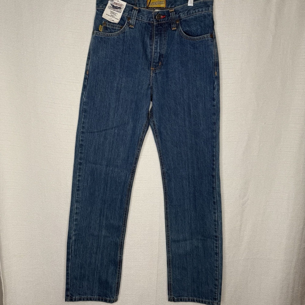 Diamond Gusset Womens Boyfriend‎ Jeans Bon Aqua American Girl 28x31 Made In USA